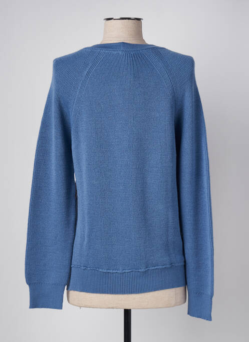 Gilet manches longues bleu MARIA BELLENTANI pour femme