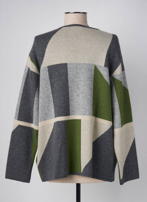 Gilet manches longues gris MARIA BELLENTANI pour femme