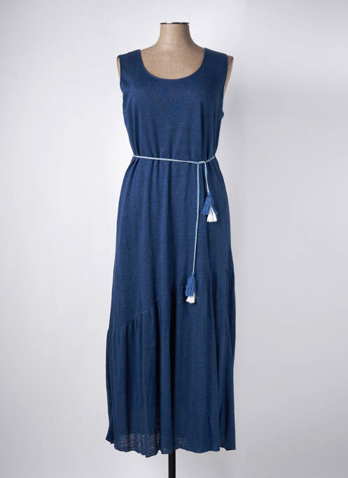 Robe longue bleu MARIA BELLENTANI pour femme