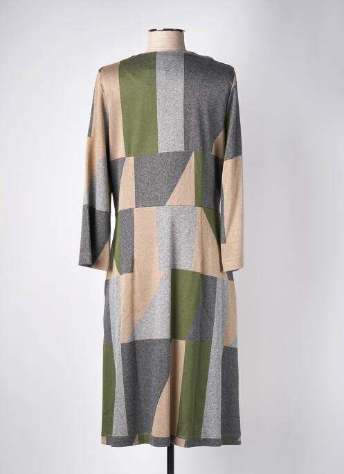 Robe mi-longue gris MARIA BELLENTANI pour femme