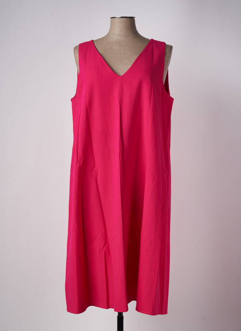 Robe mi-longue rose MARIA BELLENTANI pour femme