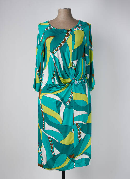 Robe mi-longue vert MARIA BELLENTANI pour femme