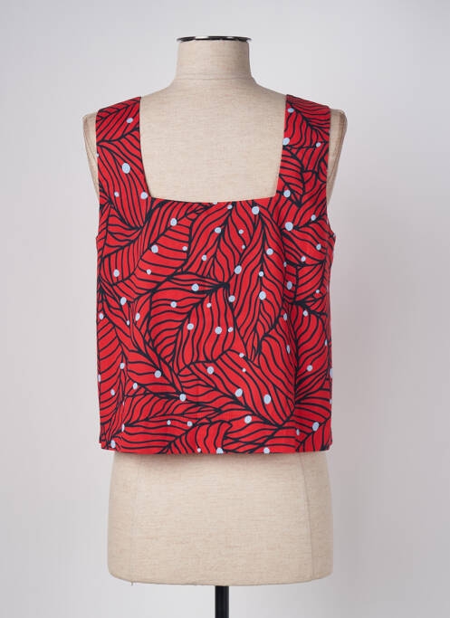 Top orange MARIA BELLENTANI pour femme