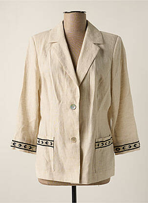 Blazer poches beige ESTEL COLLECTION femme