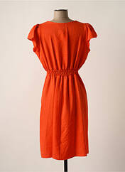 Robe mi-longue orange MISS TIC pour femme seconde vue