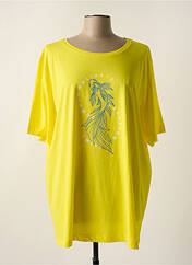 T-shirt jaune PERSONA BY MARINA RINALDI pour femme seconde vue