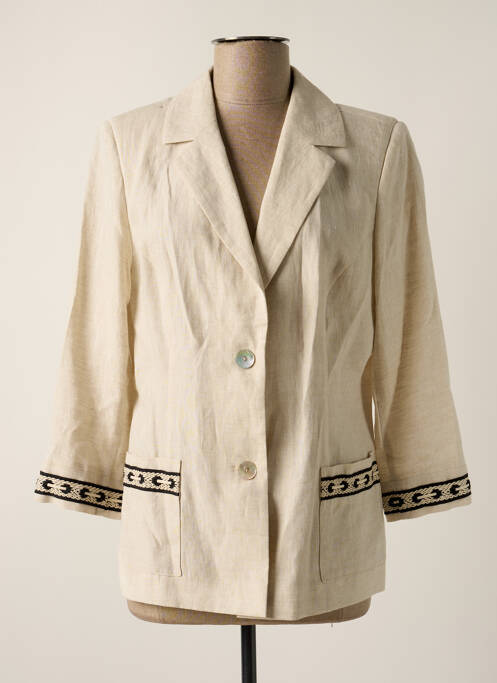 Blazer beige ESTEL COLLECTION pour femme