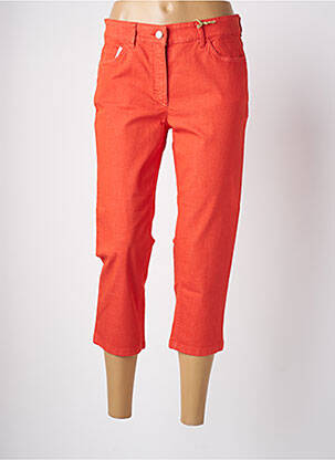 Pantacourt poches orange ZERRES femme