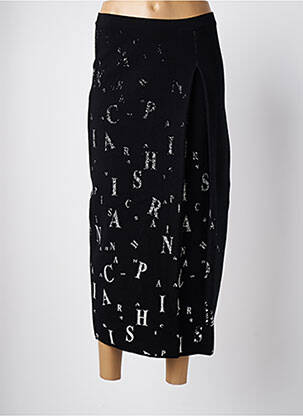 Jupe longue coupe droite noir SARAH PACINI femme