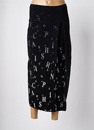 Jupe longue coupe droite noir SARAH PACINI femme