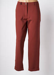 Pantalon chino rouge EAST DRIVE pour femme seconde vue