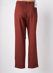 Pantalon chino rouge EAST DRIVE pour femme seconde vue