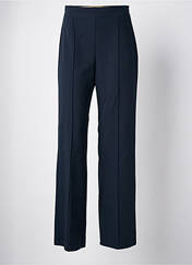 Pantalon droit bleu CRISTINA pour femme seconde vue