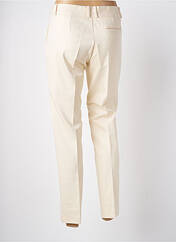 Pantalon slim beige ANNA SERAVALLI pour femme seconde vue