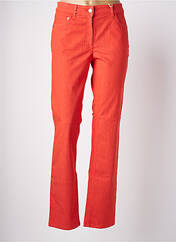 Pantalon slim orange ZERRES pour femme seconde vue