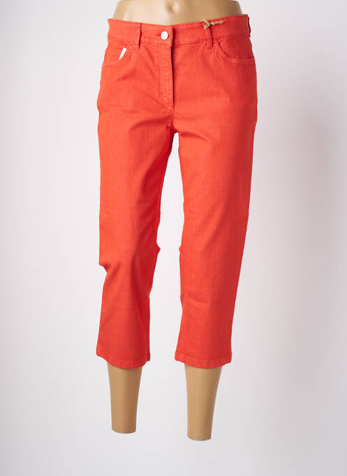 Pantacourt poches orange ZERRES femme