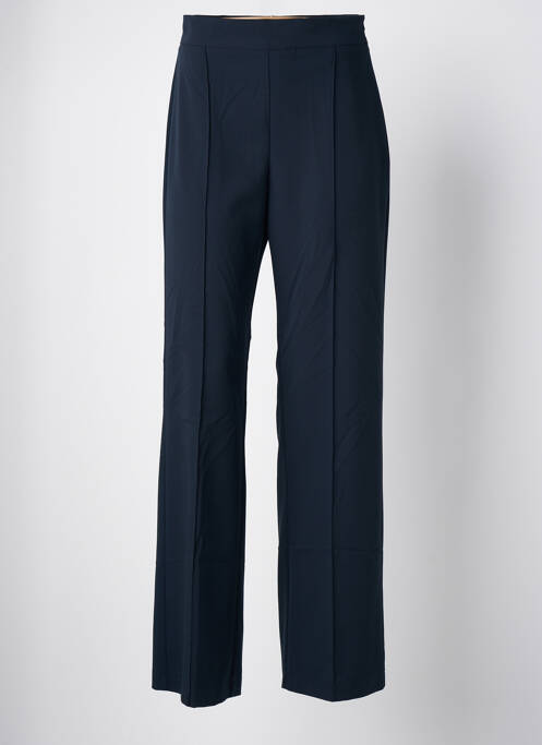 Pantalon droit bleu CRISTINA pour femme