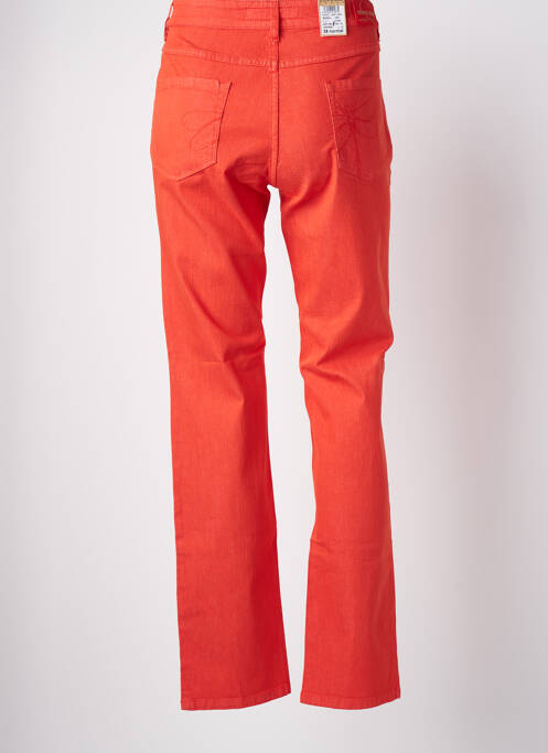 Pantalon slim orange ZERRES pour femme