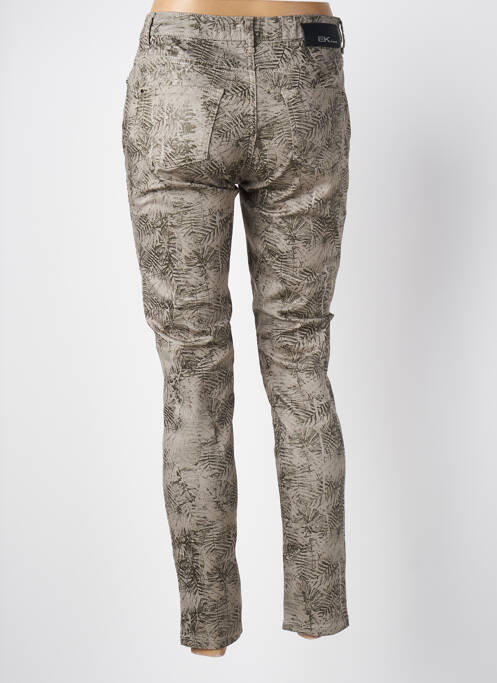 Pantalon slim vert EVA KAYAN pour femme