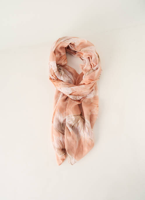 Foulard rose REGINA SCHRECKER pour femme