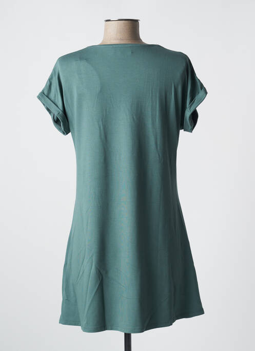 Tunique manches courtes vert KARIN HERTZ pour femme