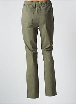 Jegging tissage denim taille normale vert ADELINA BY SCHEITER femme