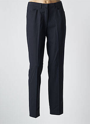 Pantalon droit stretch taille normale bleu ADELINA BY SCHEITER femme
