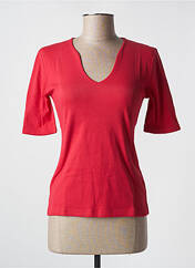 T-shirt rouge SOIE POUR SOI pour femme seconde vue