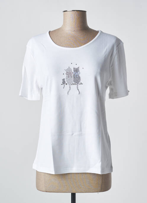 T-shirt blanc SOIE POUR SOI pour femme