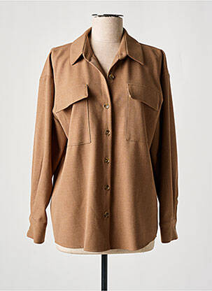 Veste chic manches longues marron SCARLET ROOS femme