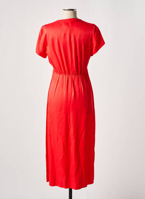 Robe longue rouge ANGE pour femme