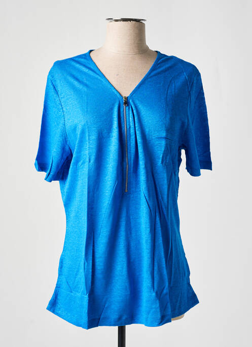 Top bleu SOIE POUR SOI pour femme