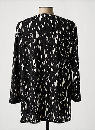 Blouse manches 3/4 manches 3/4 noir KAKIE femme