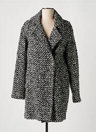 Manteau long coupe droite sans capuche noir GERARD DAREL femme