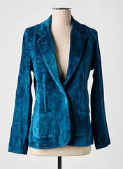 Blazer bleu MAJESTIC FILATURES pour femme seconde vue