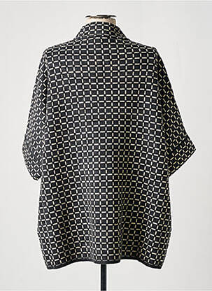 Gilet manches courtes fermeture boutonnée sur le devant gris MARINA V femme