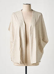 Gilet manches courtes beige GIORGIO BARBARA pour femme seconde vue