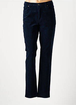 Pantalon droit stretch taille normale bleu LCDN femme