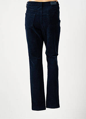 Pantalon droit stretch taille normale bleu LCDN femme