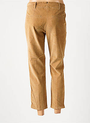 Pantalon 7/8 taille à pinces taille normale marron MARELLA femme