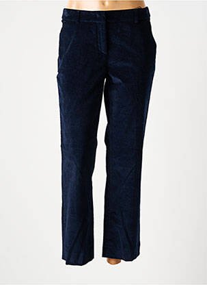 Pantalon 7/8 taille à pinces taille normale bleu MARELLA femme