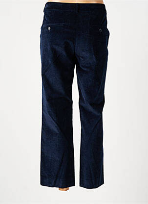 Pantalon 7/8 taille à pinces taille normale bleu MARELLA femme