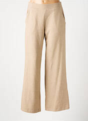 Pantalon flare beige SCARLET ROOS pour femme seconde vue