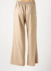 Pantalon flare beige SCARLET ROOS pour femme seconde vue