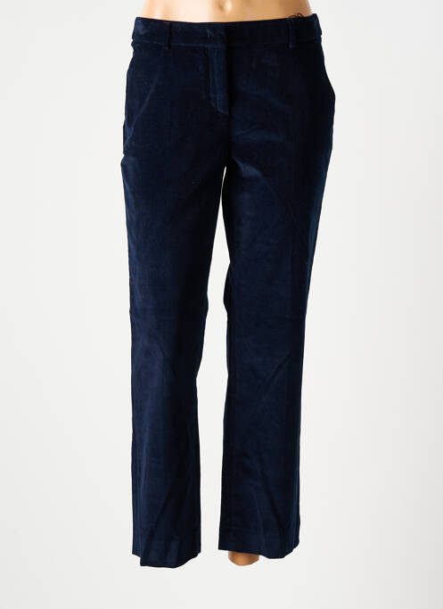Pantalon 7/8 taille à pinces taille normale bleu MARELLA femme