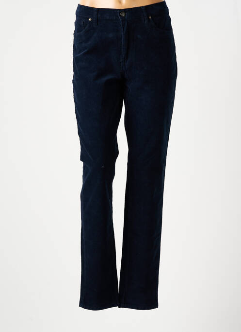 Pantalon droit bleu LCDN pour femme