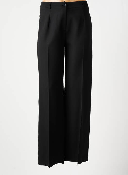 Pantalon droit noir COTTONADE pour femme