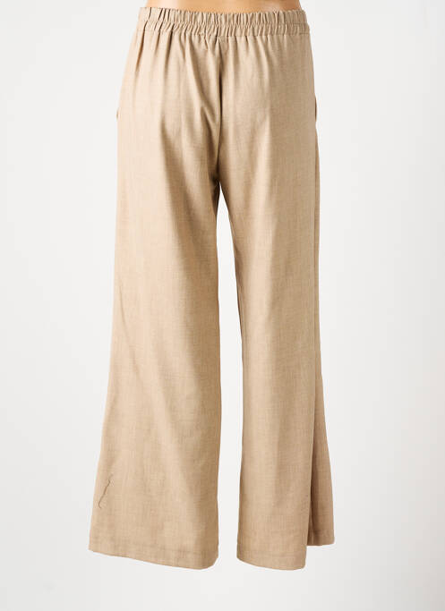 Pantalon flare beige SCARLET ROOS pour femme