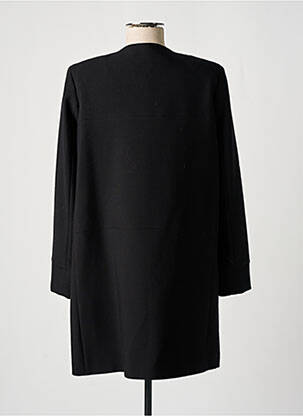 Manteau long coupe cintrée sans capuche noir QUEENIE femme
