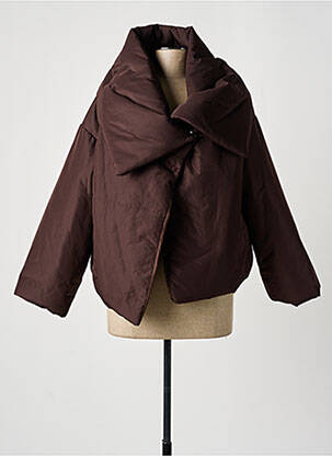 Doudoune manches longues sans capuche marron M PARIS femme